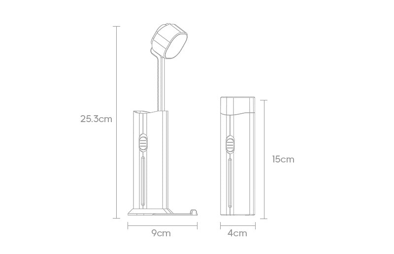 rechargeable Rechargeable 1200mAl 3-Level Brightness Learning Lamp /Student Eye Protection Desk Lamp