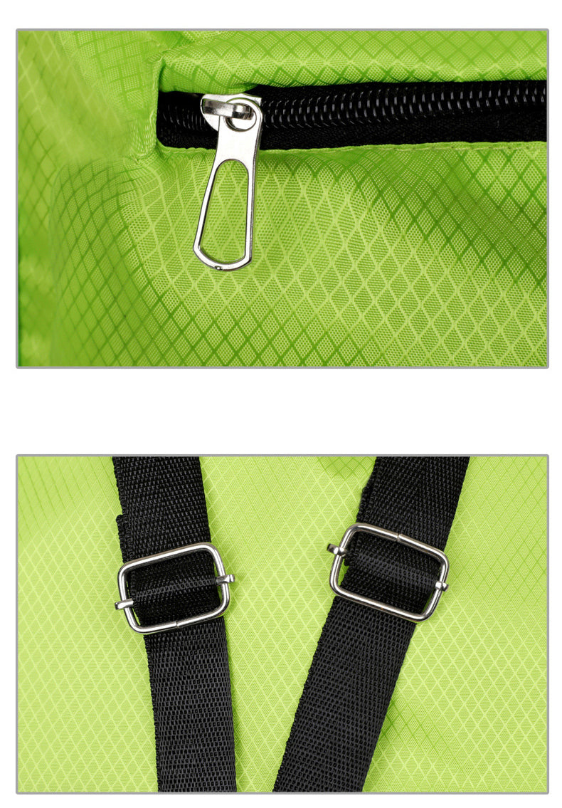 19 x 13.8" Drawstring Backpack, Waterproof Sports Gym Bag with Side Pocket