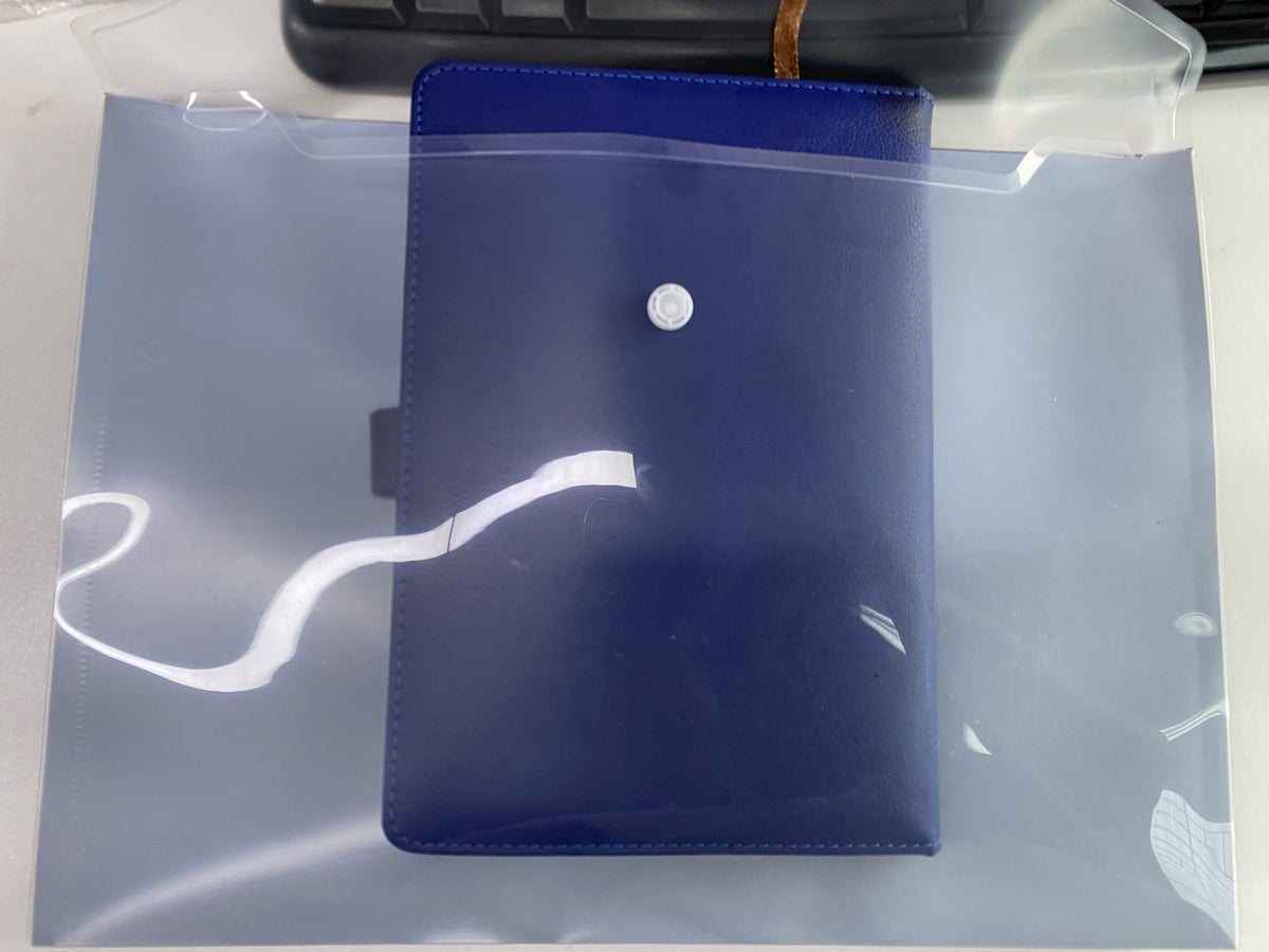 Front Clear Back Side Card Holder Vinyl Folder