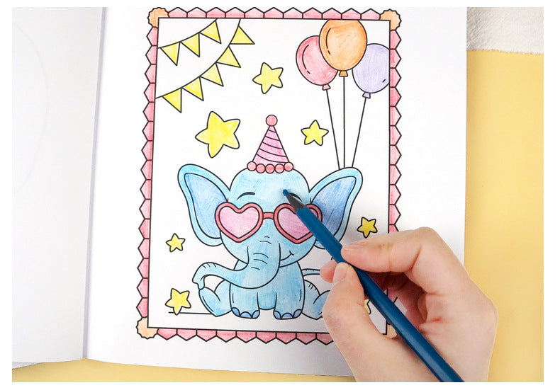 Fully Customized Pattern Coloring Book Space&Planet Theme DIY Books for Adults & Kids - 40 Sheets