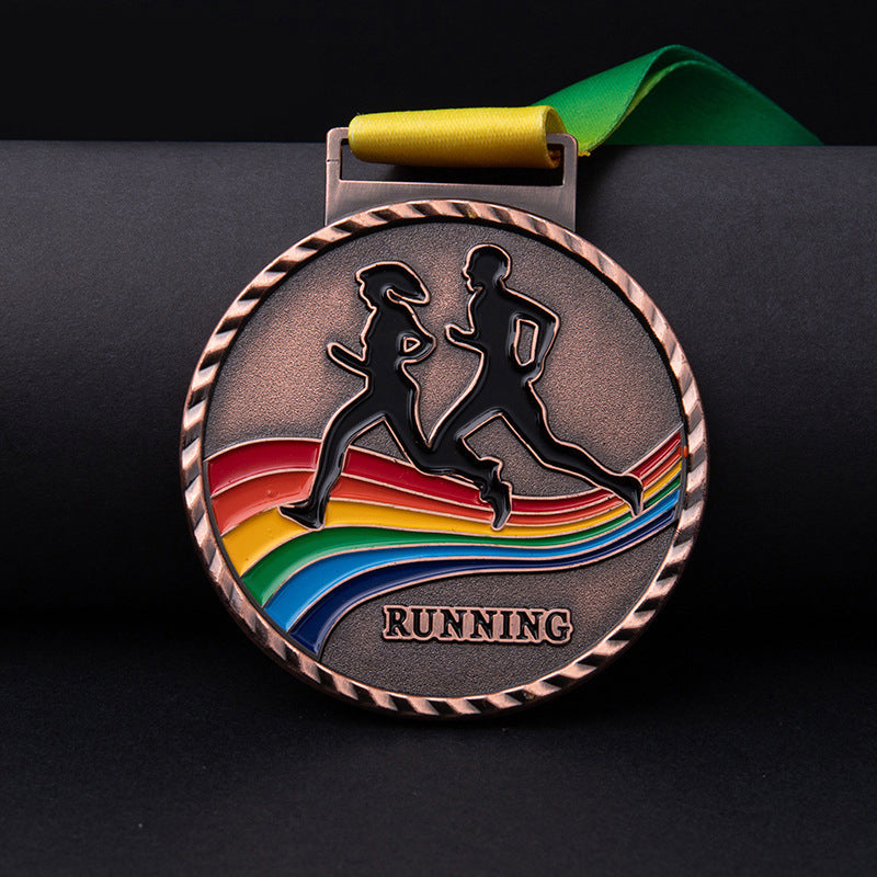 2.56" Gold Silver Bronze Award Medals-Winner Medals Gold Silver Bronze Prizes Running Medals