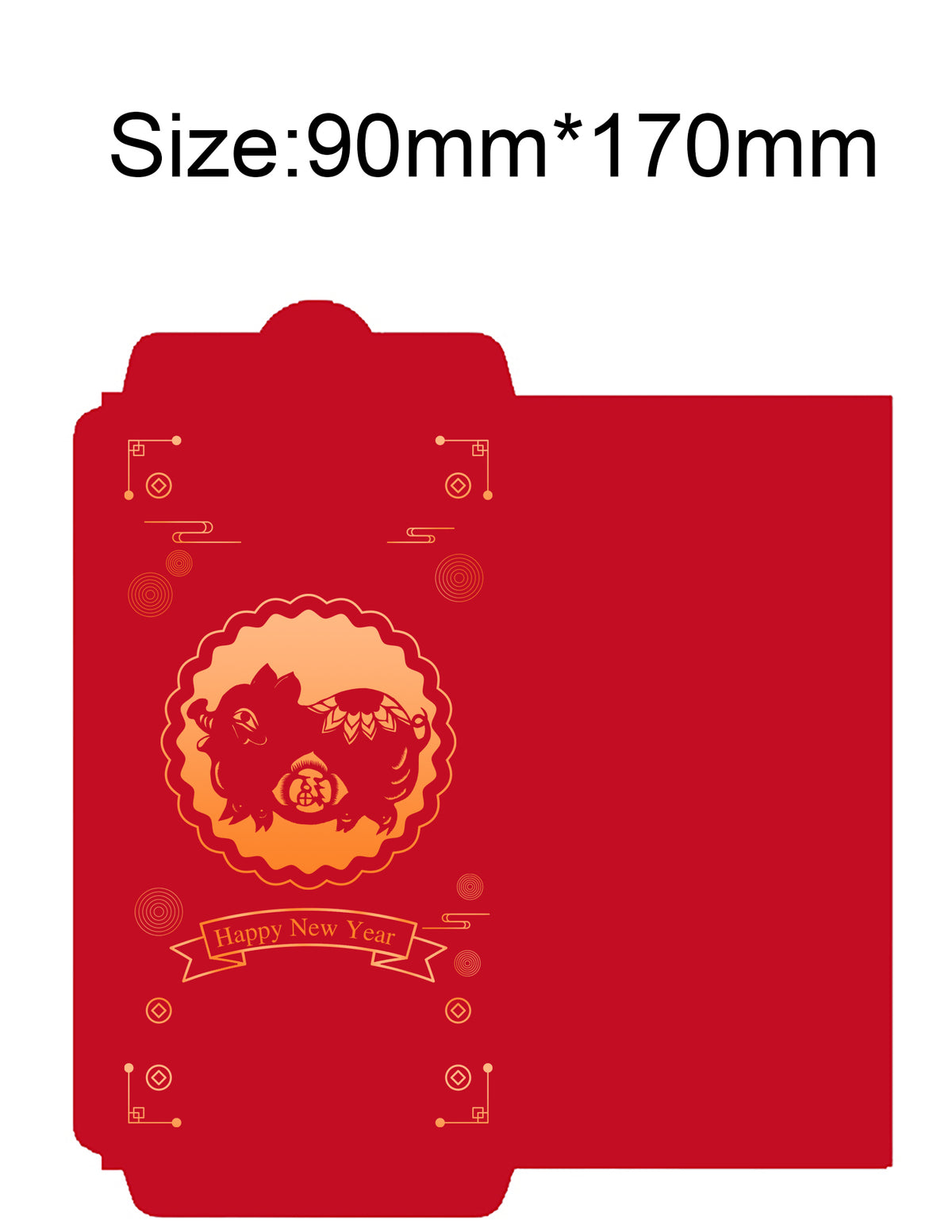 Pig Pattern Chinese New Year Red Envelope #3