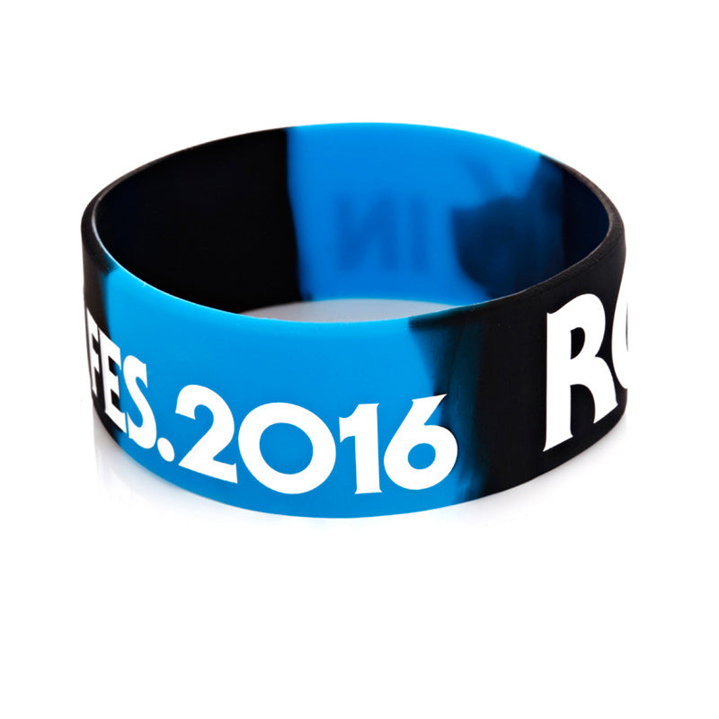 2" 1 Silicone Bracelet