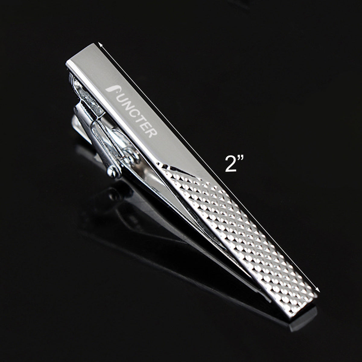 2" L Necktie Clip Tie Bar for Men's Skiny Necktie-#15