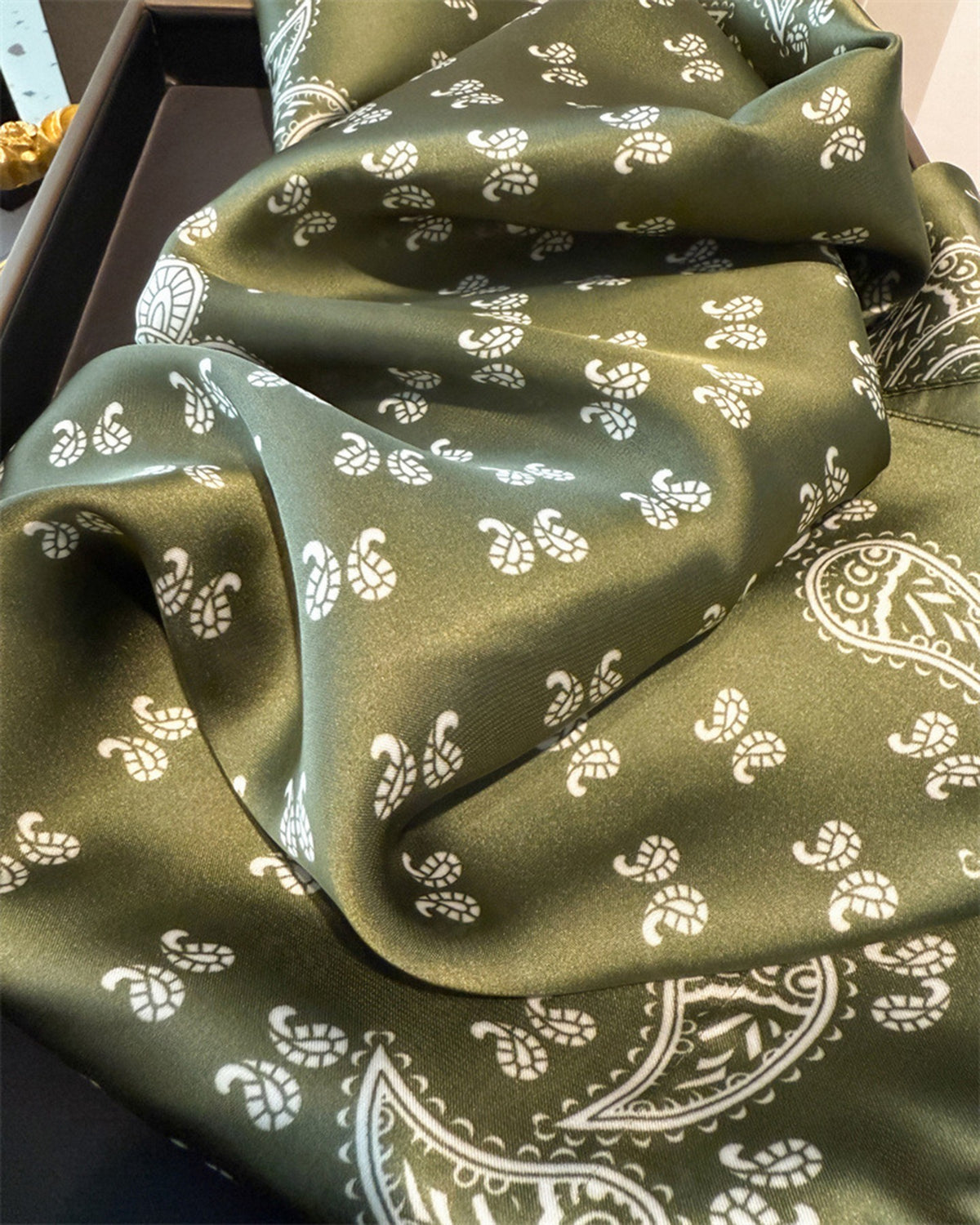 Custom 27.5" x 27.5" Silk Like Headband Women's Handbag Wrap