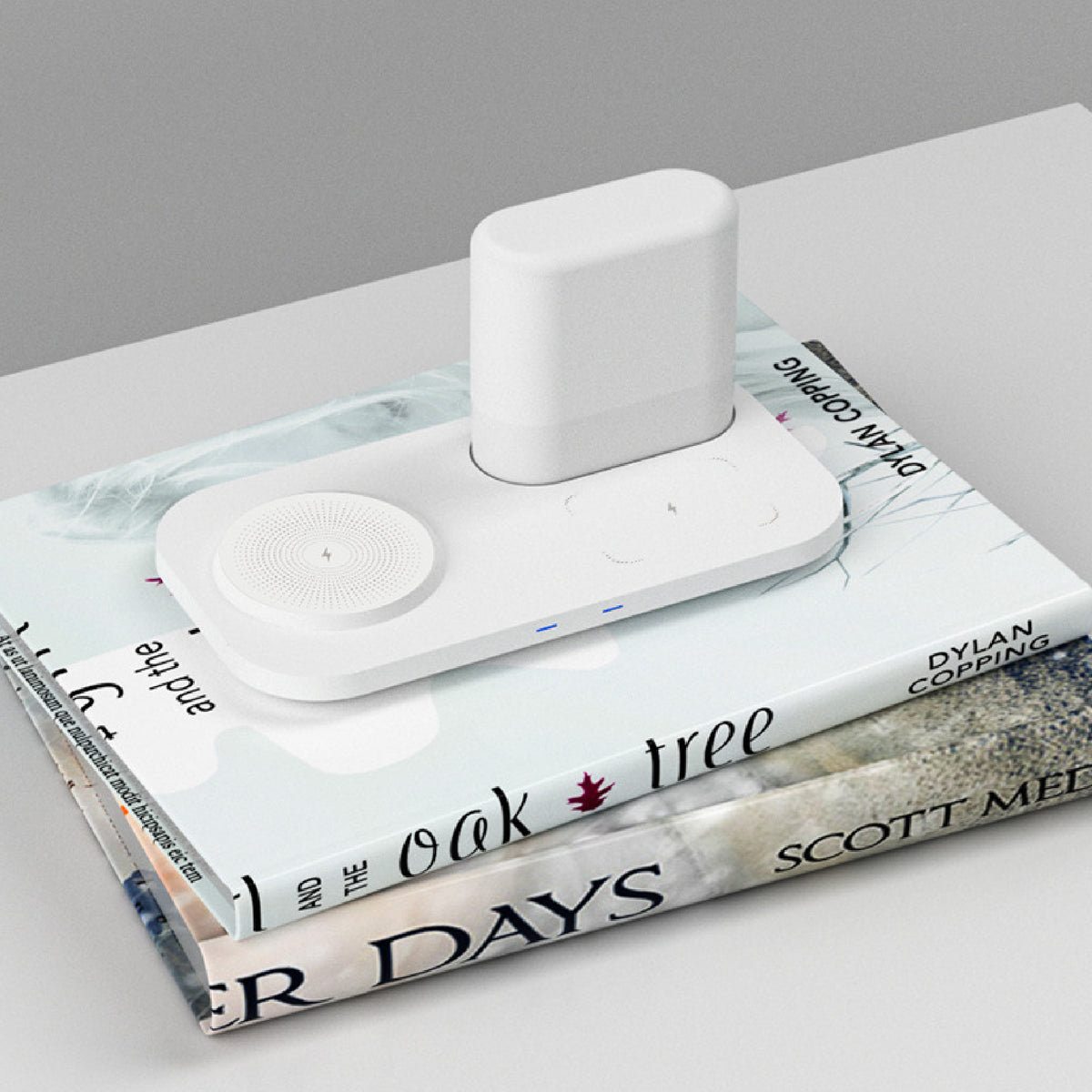 2" 1 Nightstand Lamp with Wireless Charging