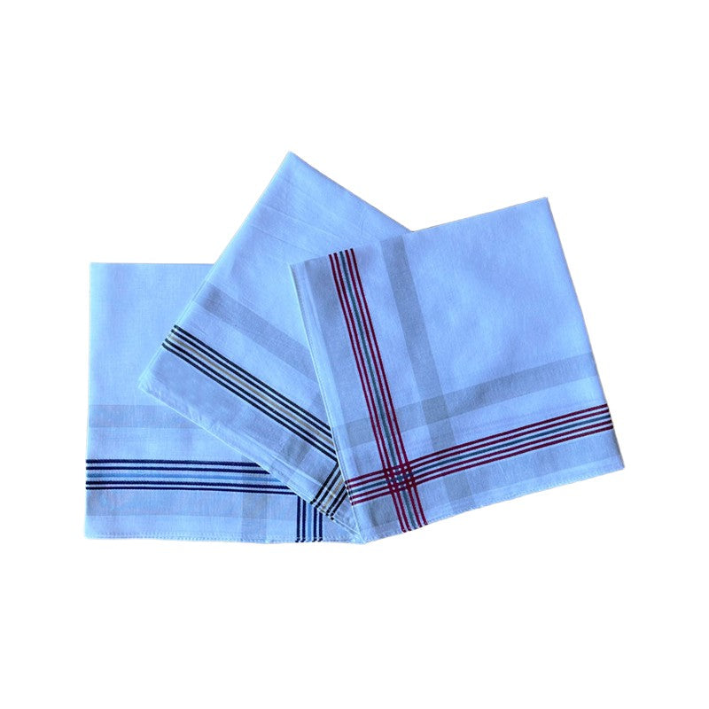 Square Cotton Handkerchief Hanky 15.7"