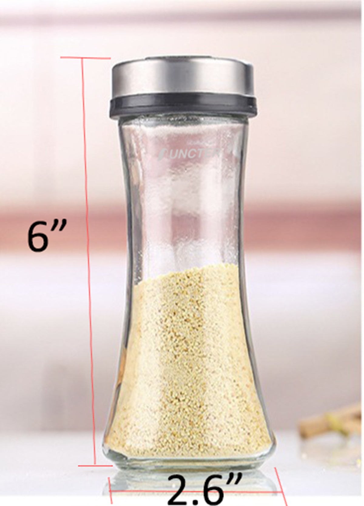 200ML Salt Shaker or Pepper Shaker with Adjustable Pour Holes