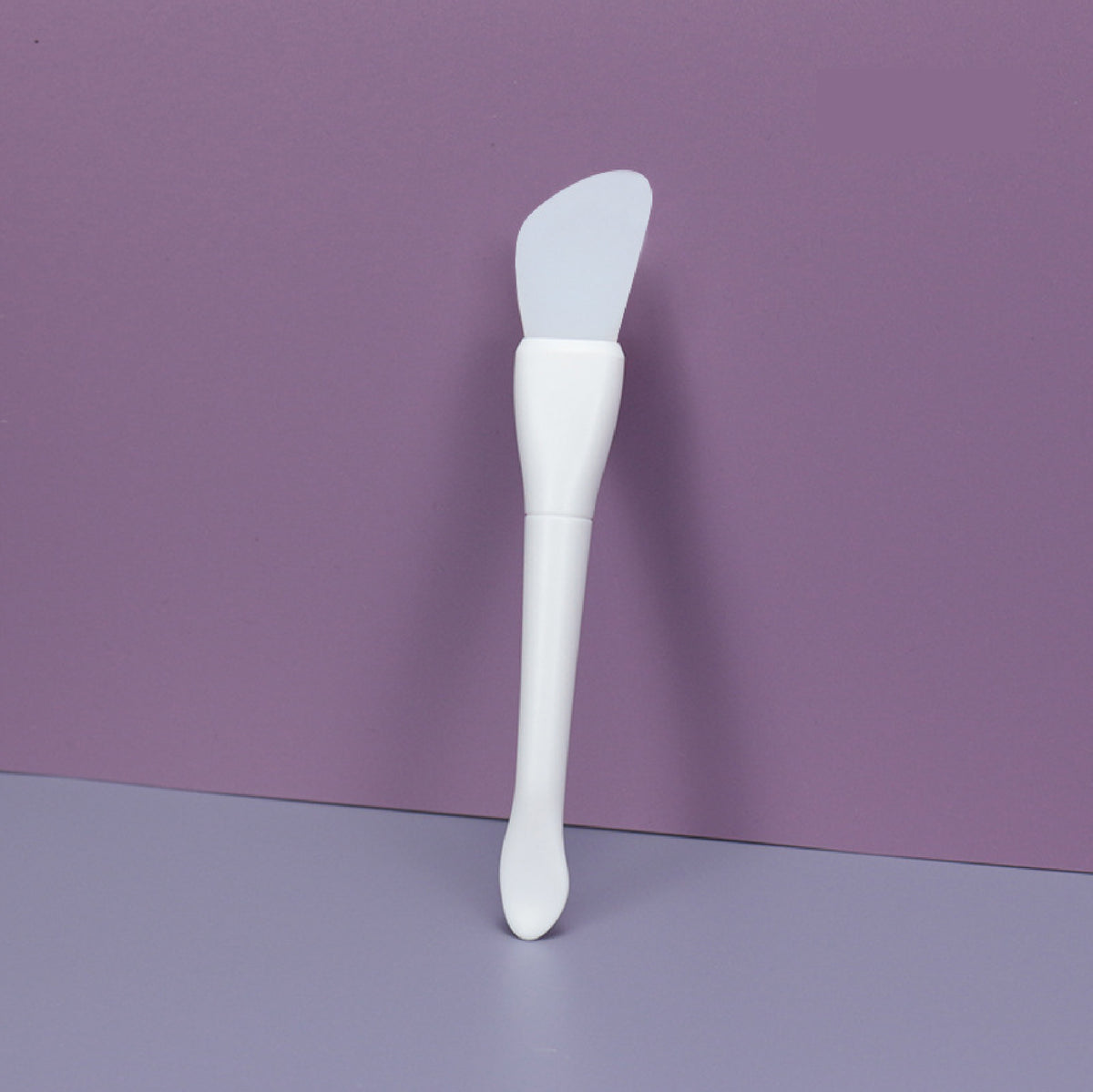 Plastic Handle Silicone Face Mask Knife-Shaped Brush for Mud, Clay, Mixed Mask Skin Care Tool