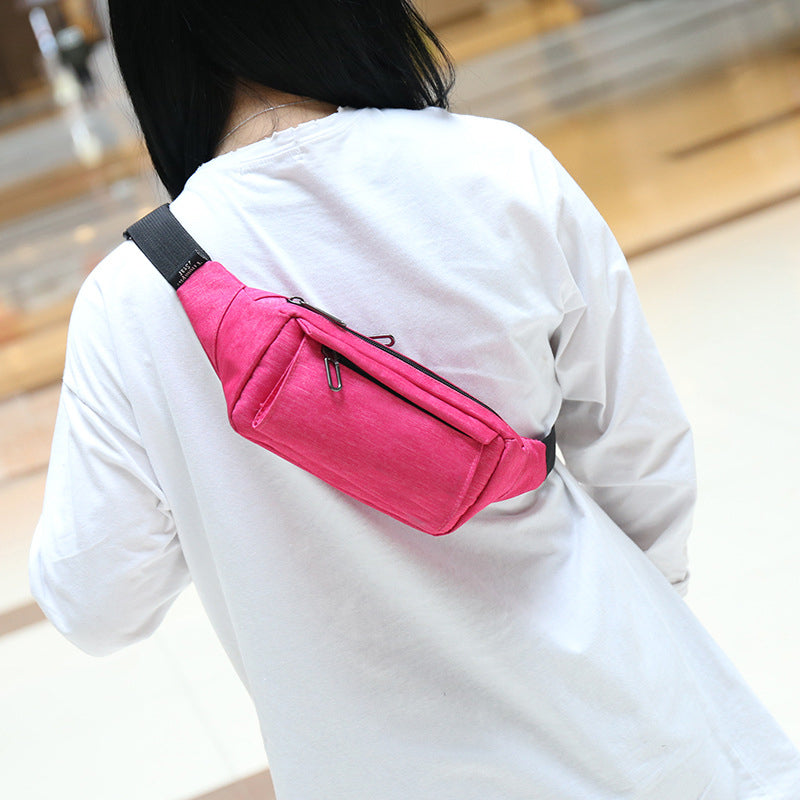 Multi Functional Outdoor Sports Water Resistant Oxford Fanny Pack