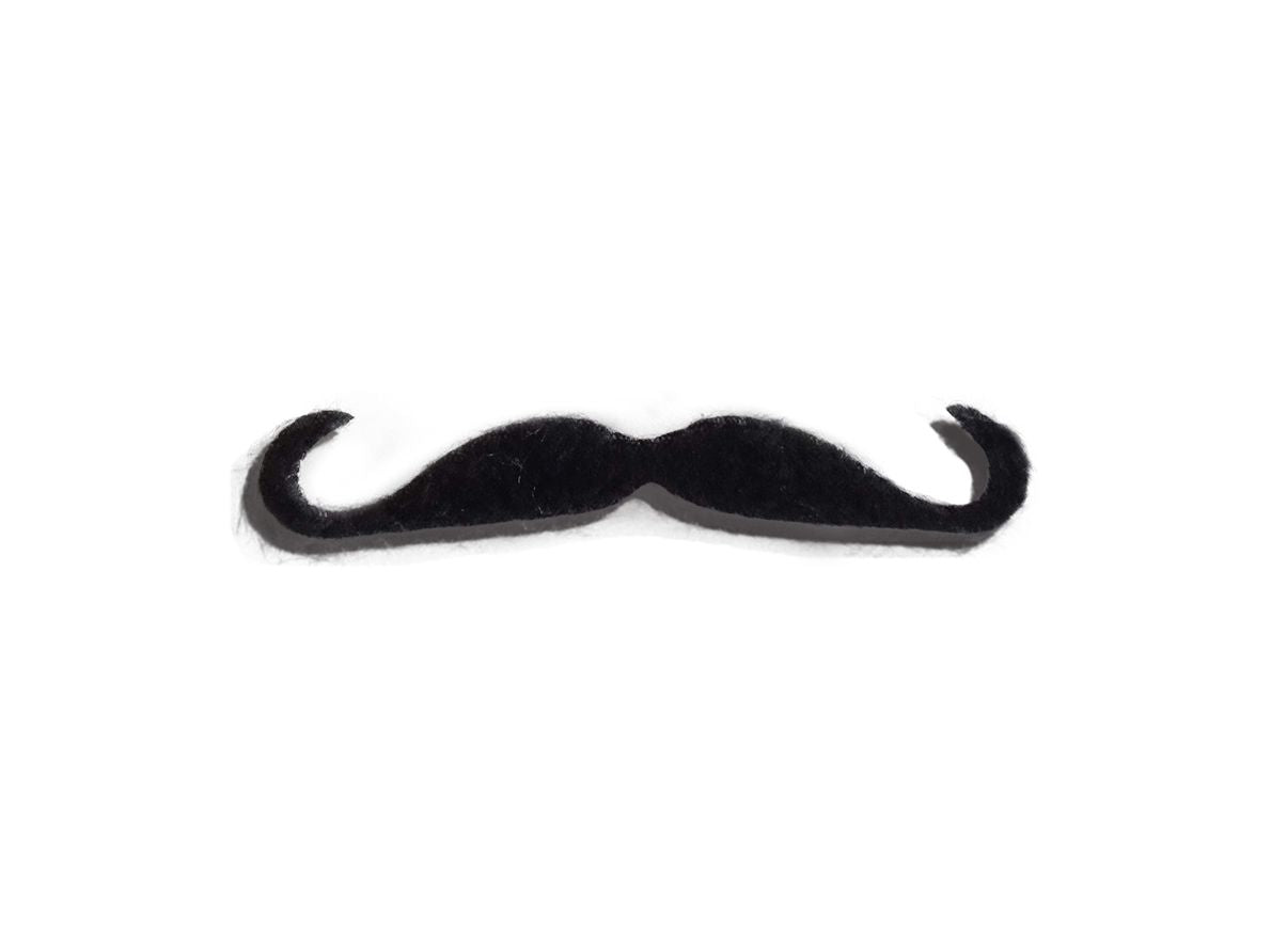 Faux Mustache w/Upturned Ends