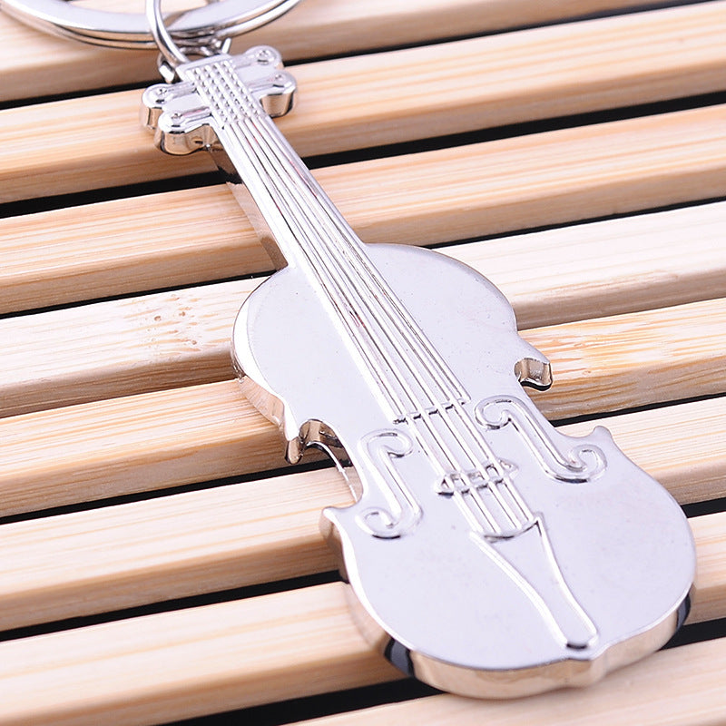 Hot Sale Violin Shaped Key Chain
