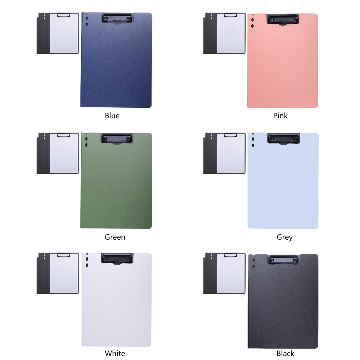 A4 Office Clipboard Folder File Cover Clipboard Vertical Clip Metal Clip Letter Size Clipboard
