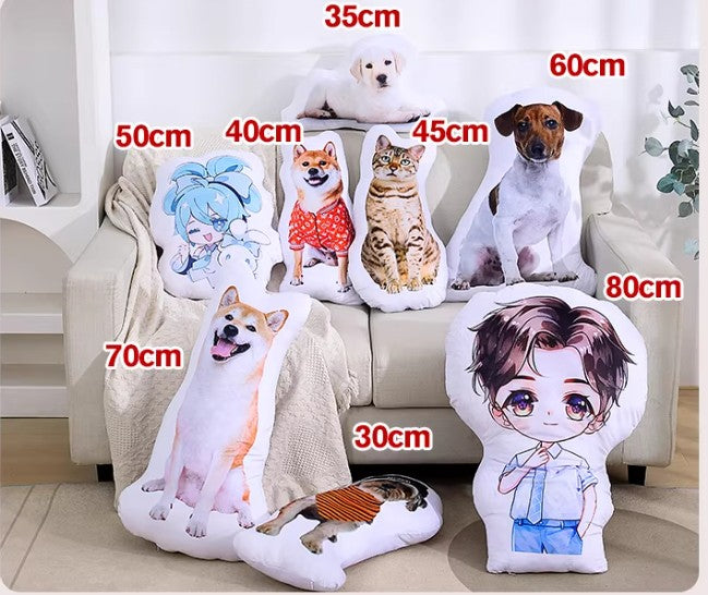 Creative Irregular Shape Pillow Soft Stuffed Pillow for Living Room