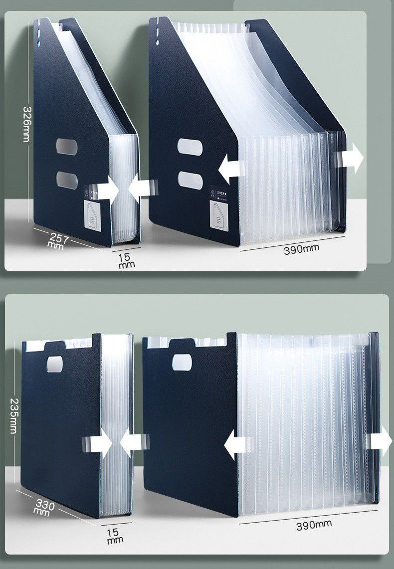 Letter Size Expanding File Folder 13 Pockets File Folder Desktop File Organizer Office File Holder
