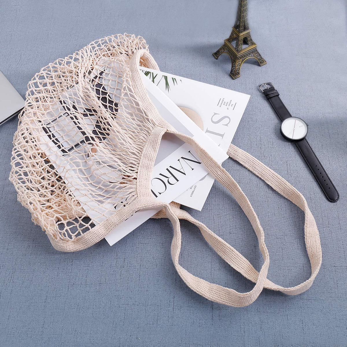 Colorful Cotton Market Tote Bag