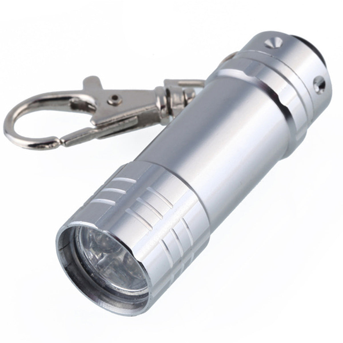 Aluminum Alloy 3 LED Mini Flashlight Keychain Electronic LED Waterproof Outdoor Pocket Flashlight