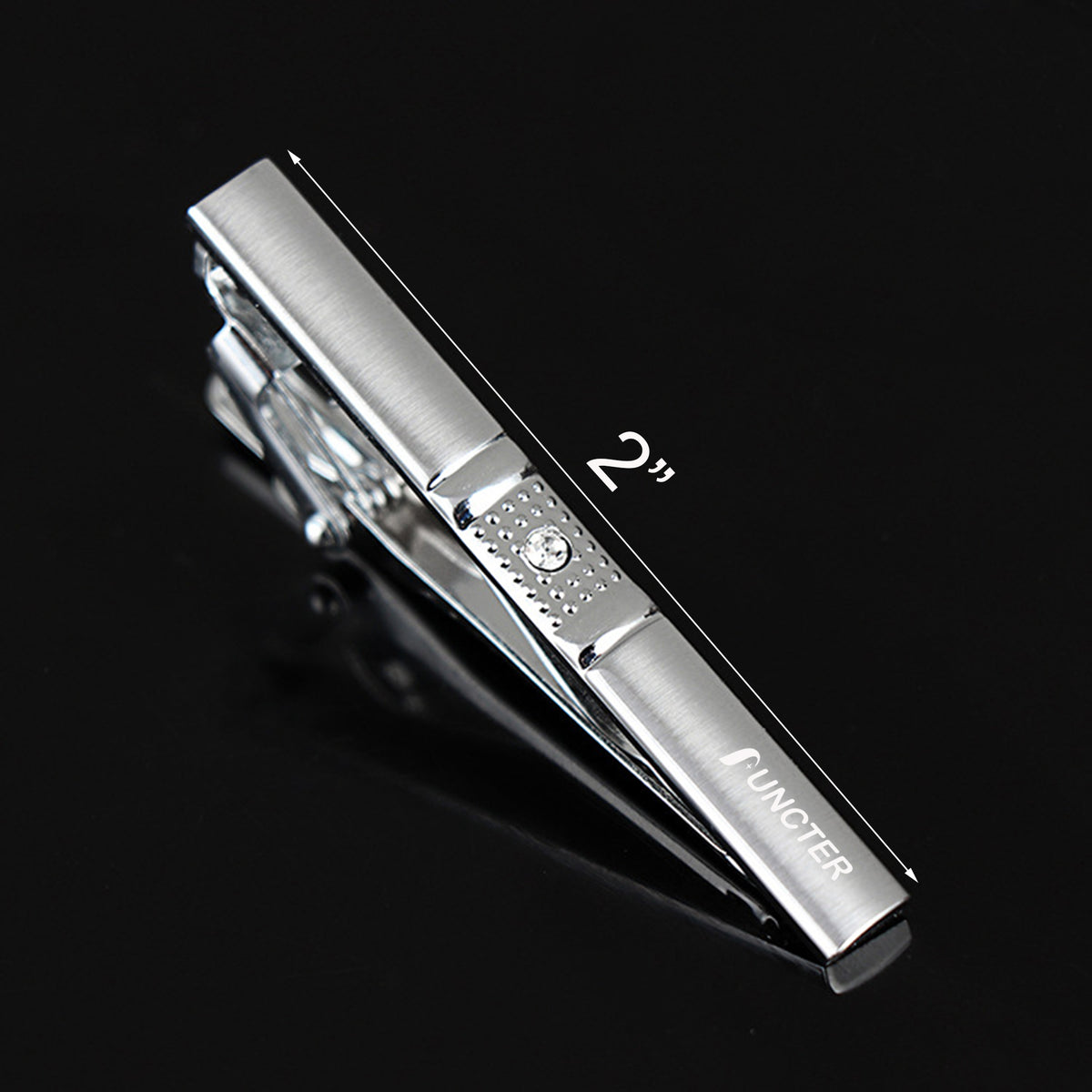 2" L Necktie Clip Tie Bar for Men's Skiny Necktie-#25