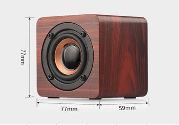 Classic Wooden Wireless Speaker Loud Speaker Walnut Pattern