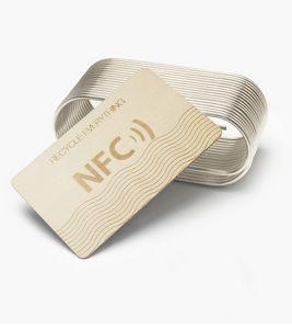 Basswood NFC Business Card Smart Tag