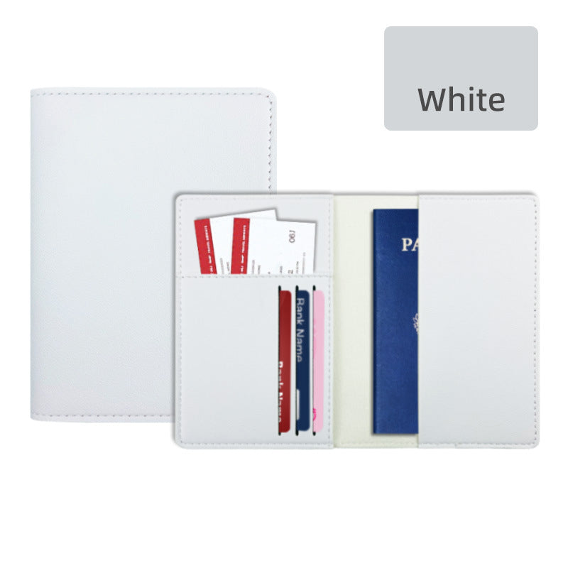 PU Leather Passport Holder Ticket Holder For Travel Slim Passport Wallet