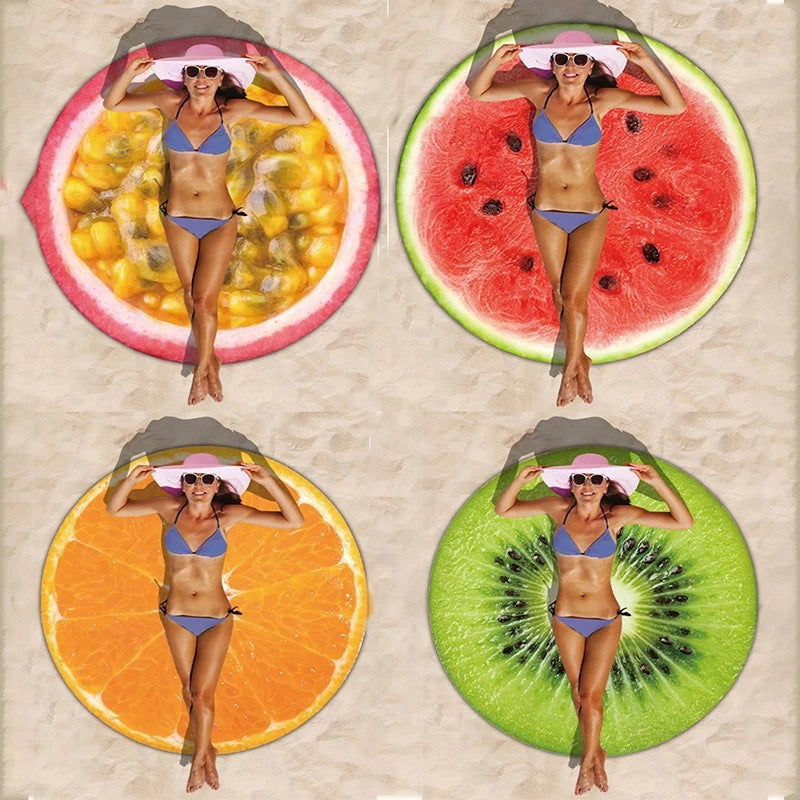 63 x 63" Custom Shape Towels Soft Microfiber Beach Towels - Two Side Printing