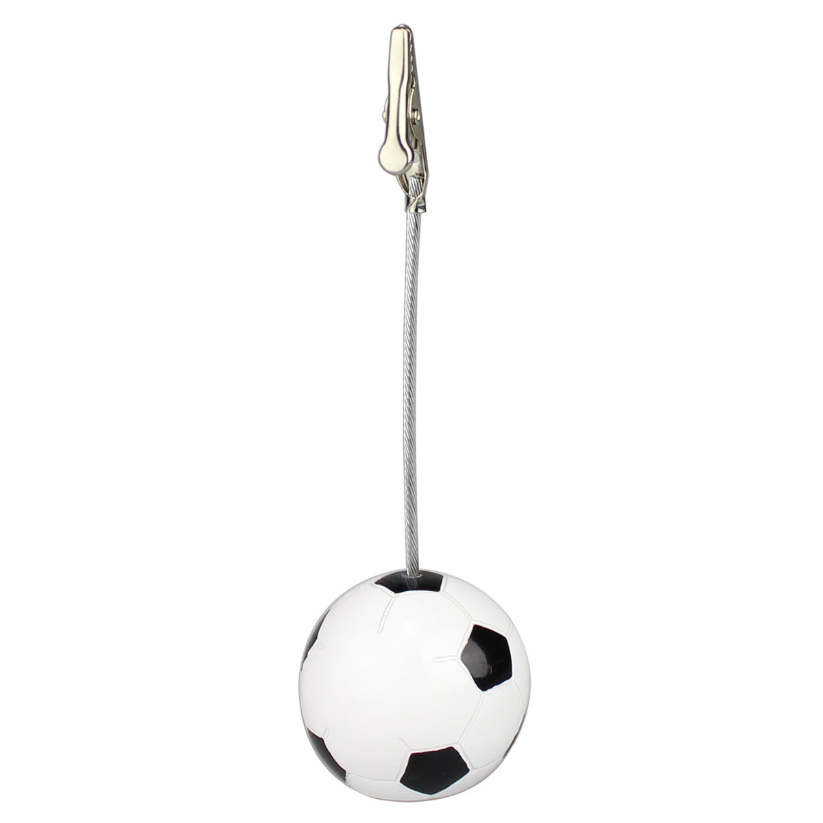 Sports Ball Base Photo Clip - Metal Alligator Clip For Notes, Photos Home Office Decor