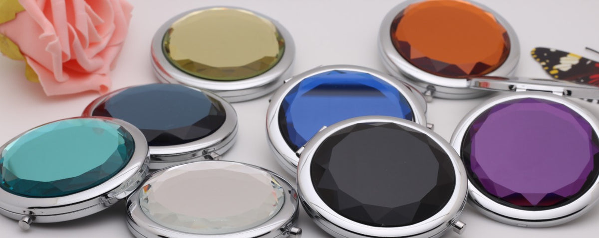 Round Metal Box W/A Mirror