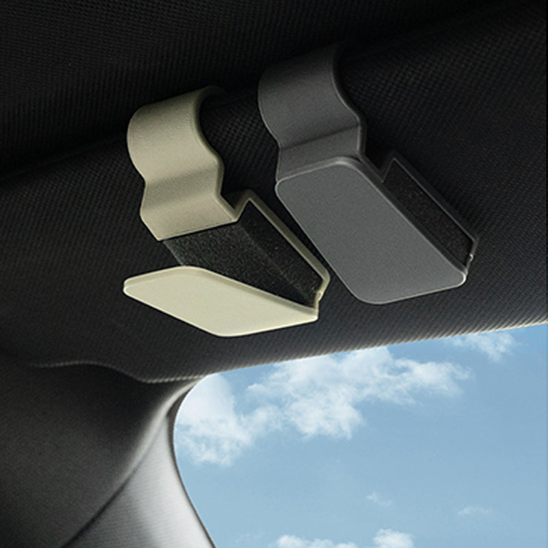 Car Vanity Mirror Eyeglasses Holder Car-Mounted Eyeglass Holder