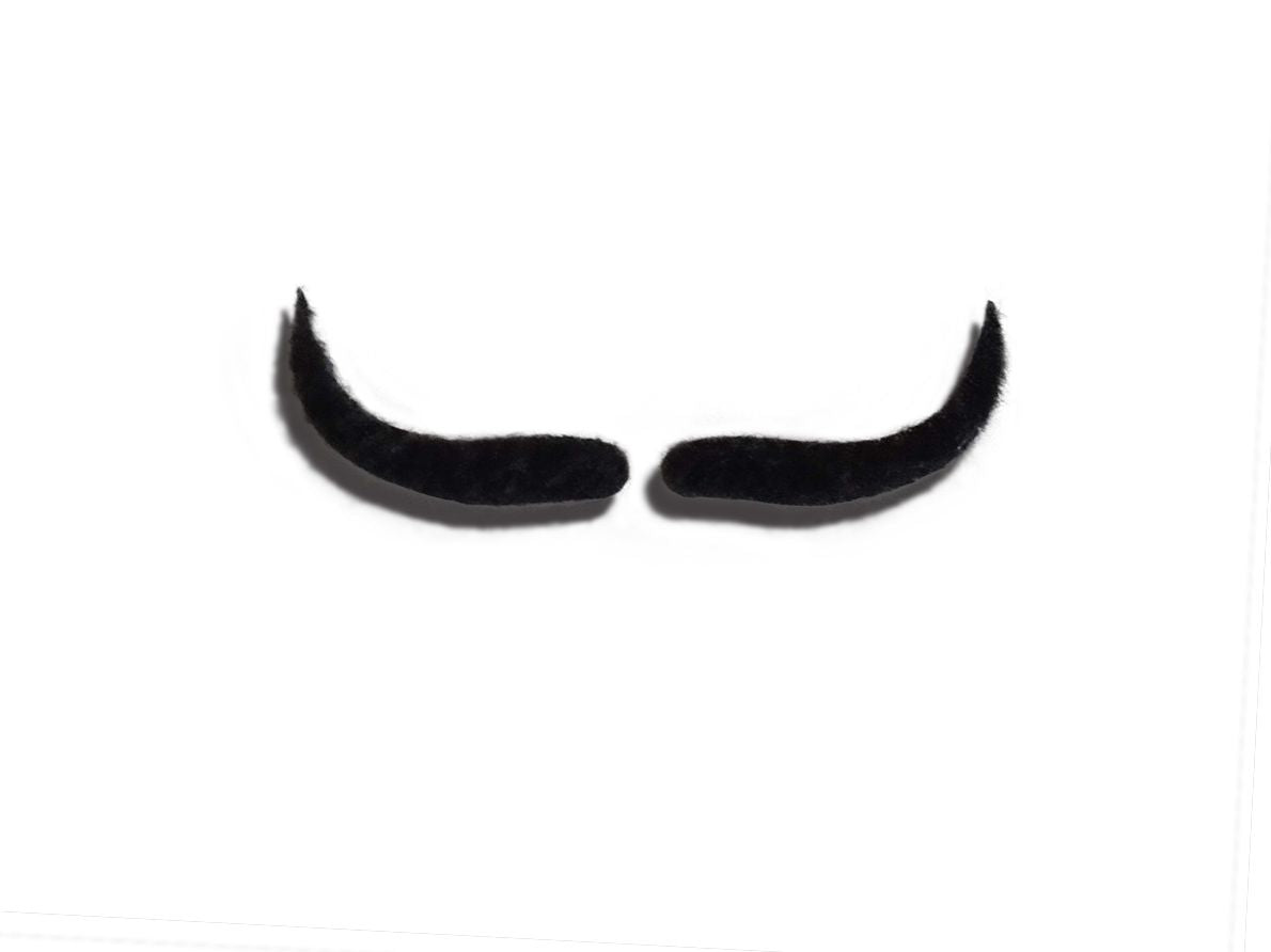 2 Piece Movie Quality Faux Mustache