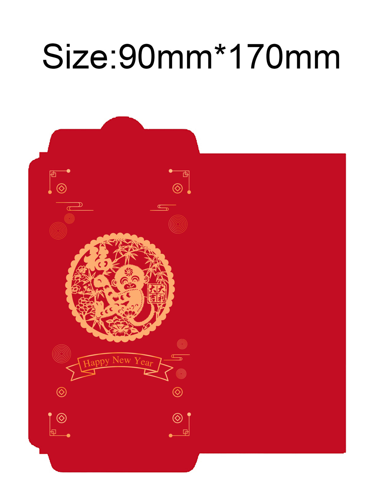 Customized Monkey Year Lunar Year Red Envelope #4