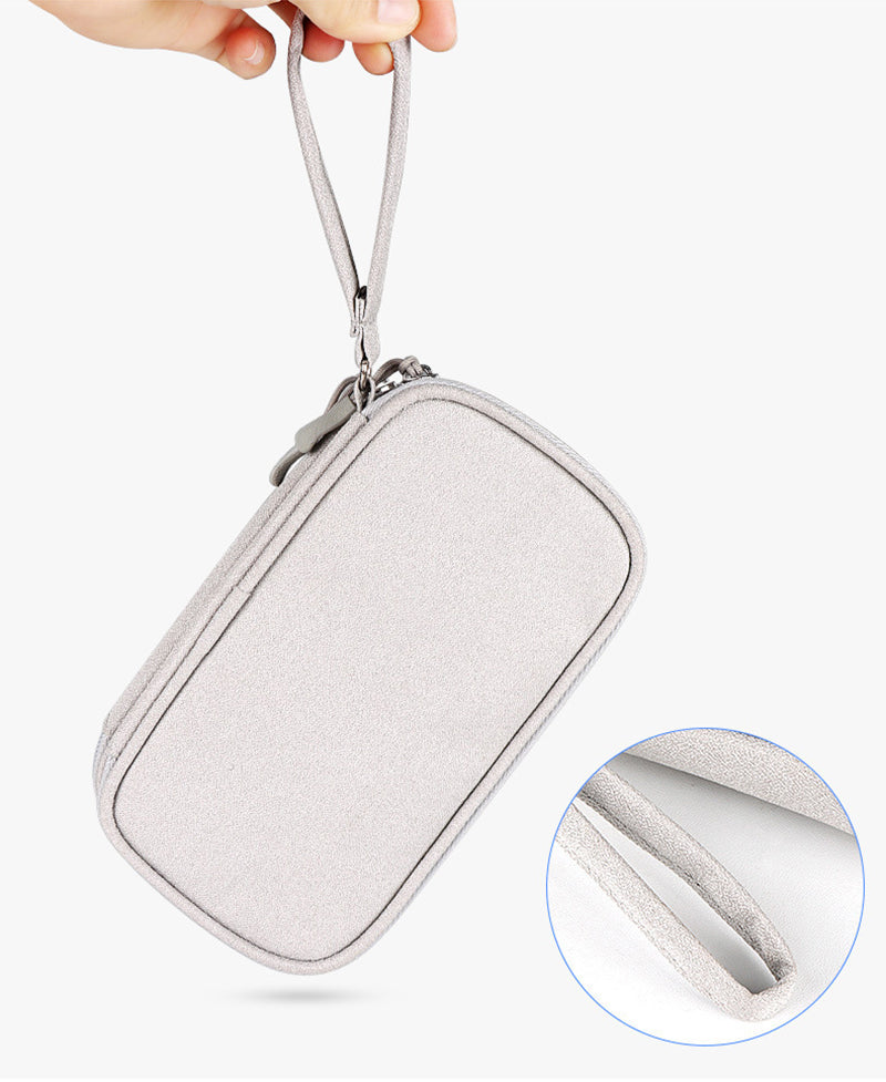 Electronic Organizer Travel Cable Organizer Bag Pouch (1 Layer)