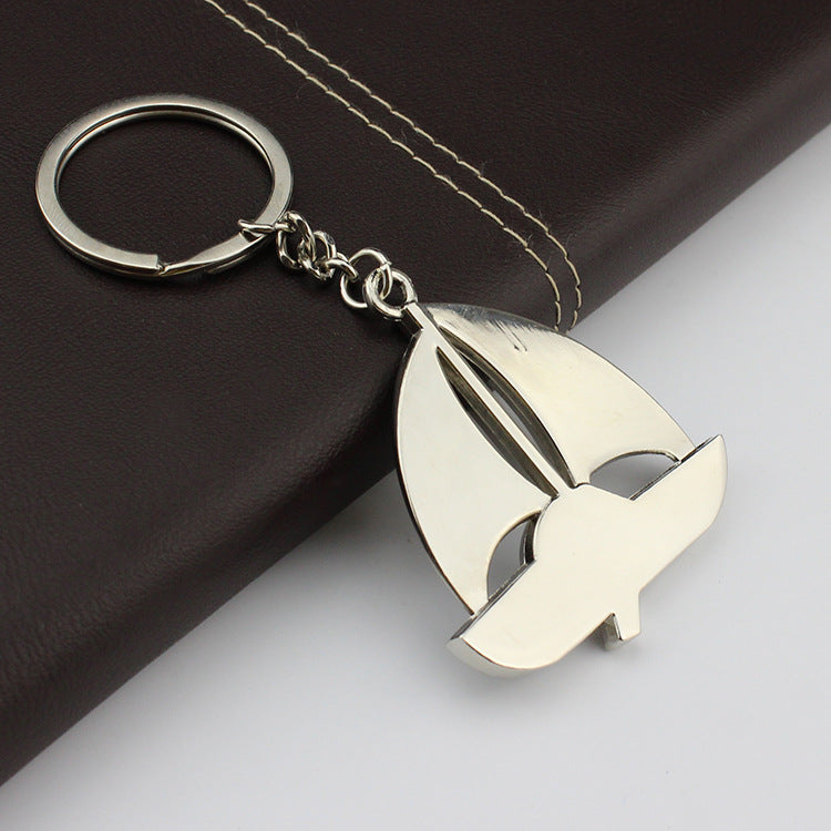 Sailing Boat Shaped Key Chain