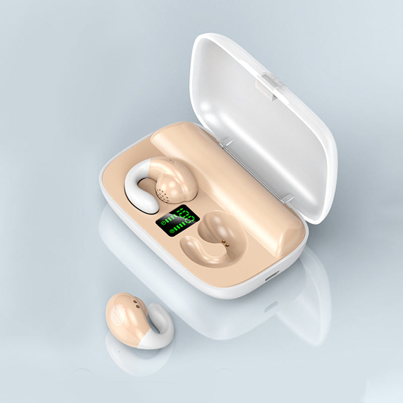 600mAh Mini Wireless Bone Conduction Binaural Earbuds - Touch Version