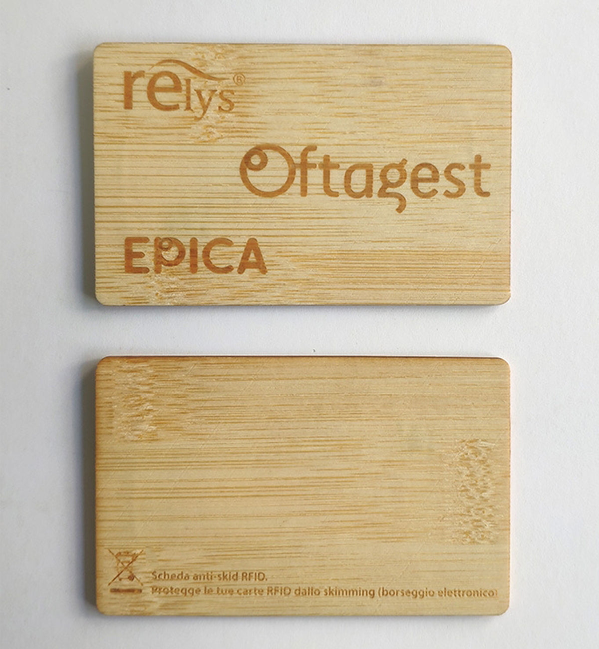 Bamboo NFC Business Card