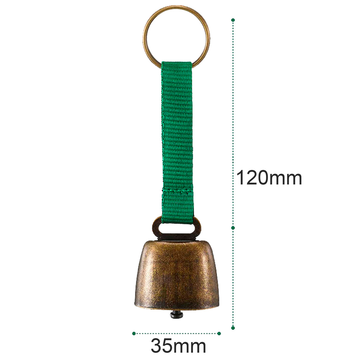Loud Metal Bear Bell w Handle