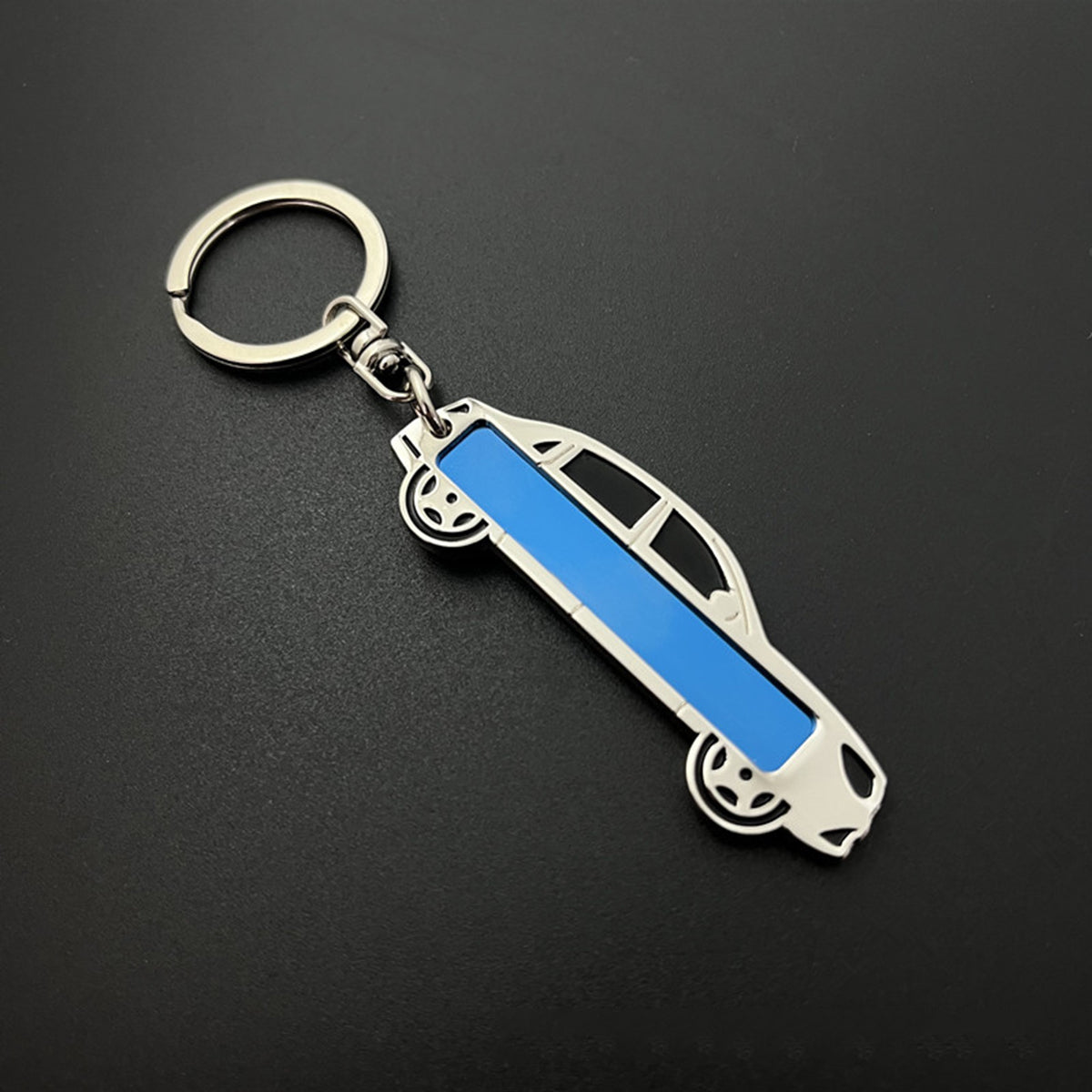 Sedan Car Numberplate Keychain