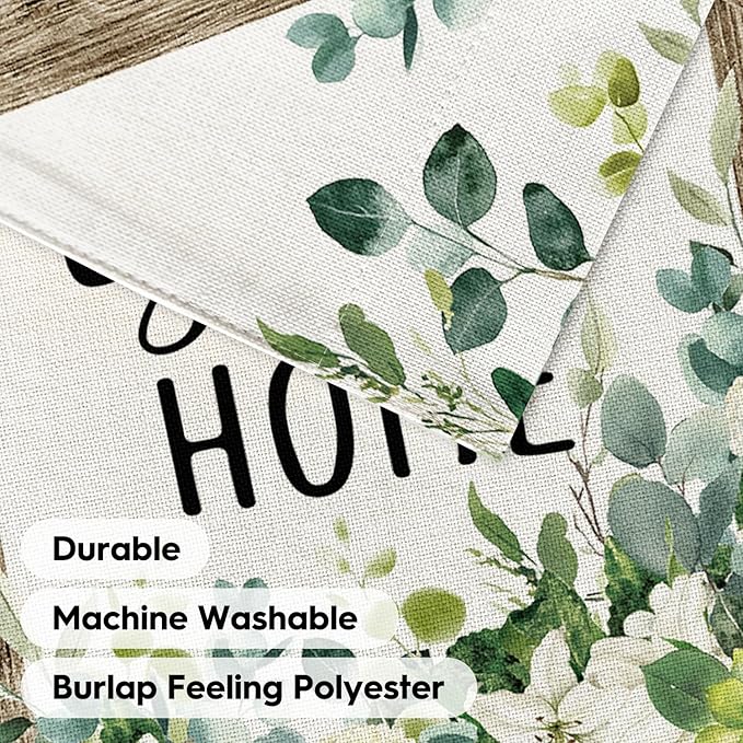 Colorlife Home Sweet Home Spring Floral Garden Flag 12x18" Double Sided Outside