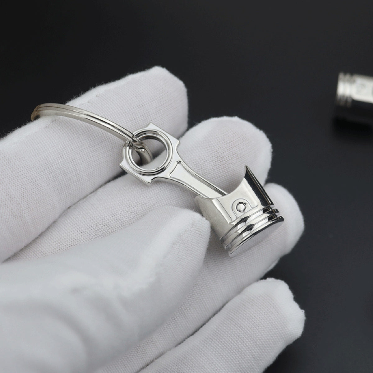 Rotors Engine Piston Keychain Automotive Car Gift Key Chain Car Key