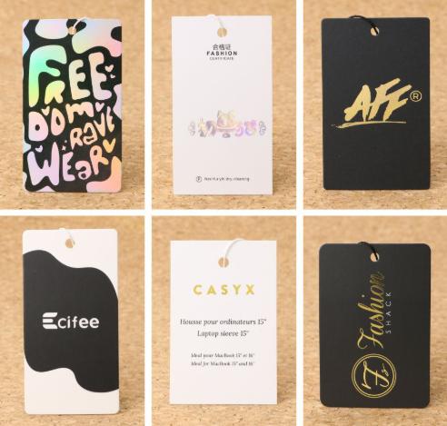Paper Hang Tags/Lables W/ Custom 2" x 3.5"