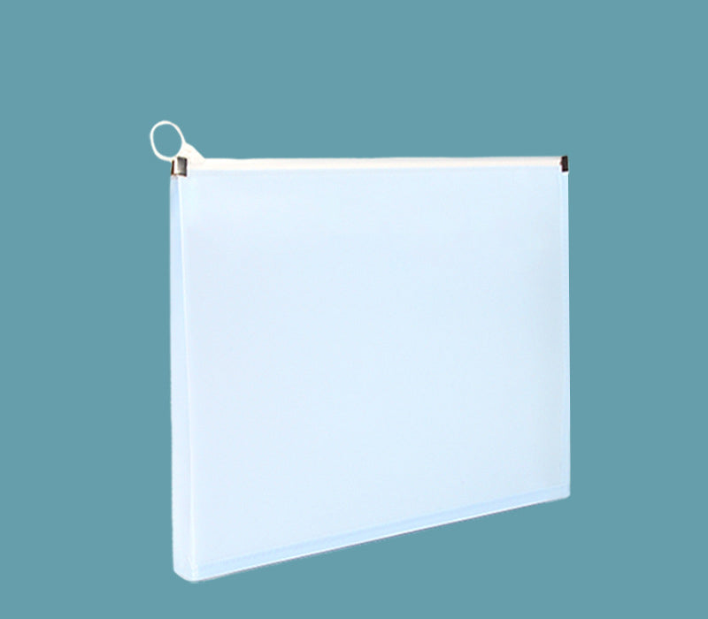 Colorful Zip Plastic Envelopes A4 Zipper Document Folder Letter File Folders Expanding Envelope