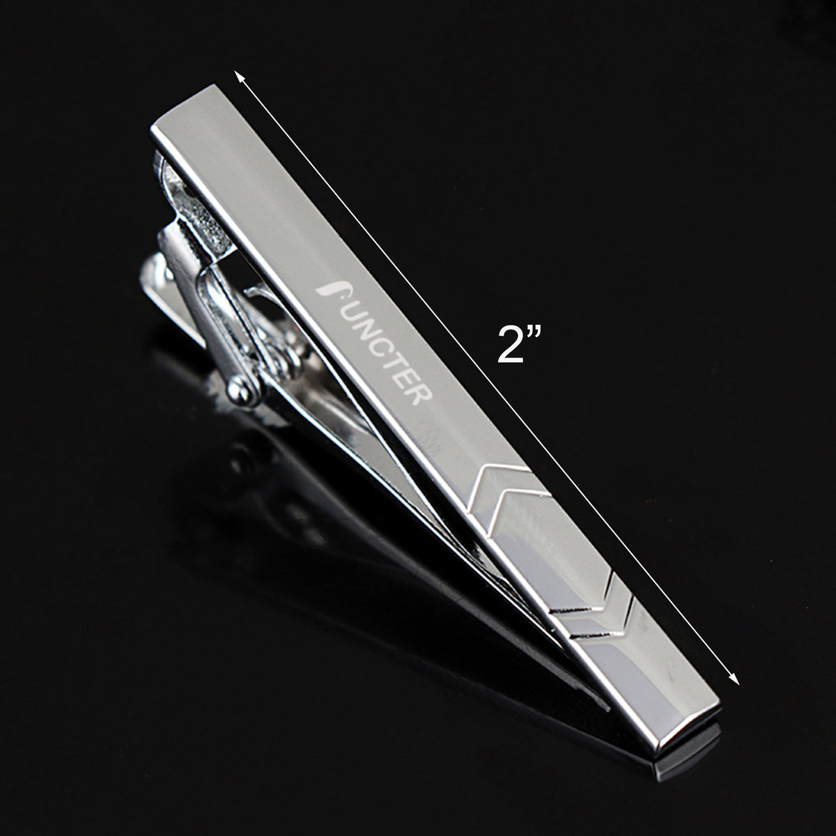 2" L Necktie Clip Tie Bar for Men's Skiny Necktie-#11