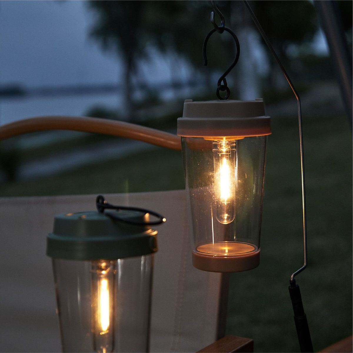 Clear Bottle LED Light Cup Light Camping Lantern