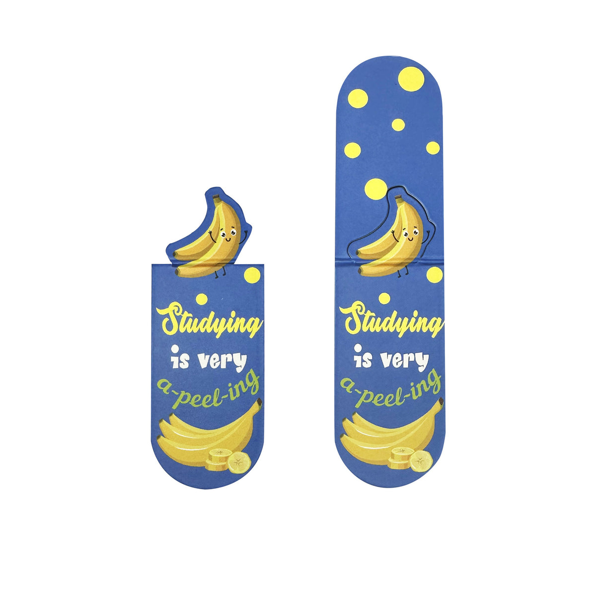 Banana Magnetic Bookmark Book Marker Clip Custom Shape Bookmark Funny Fruit Bookmarks
