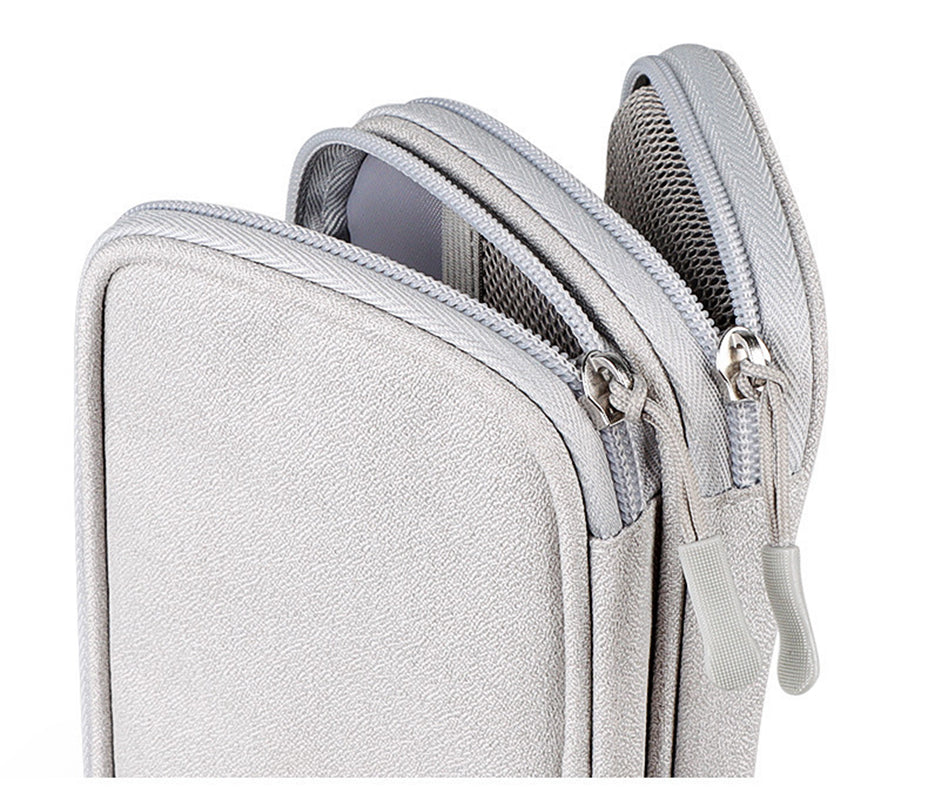Electronic Accessories Organizer Travel Cable Organizer Bag Pouch (2 Layers)
