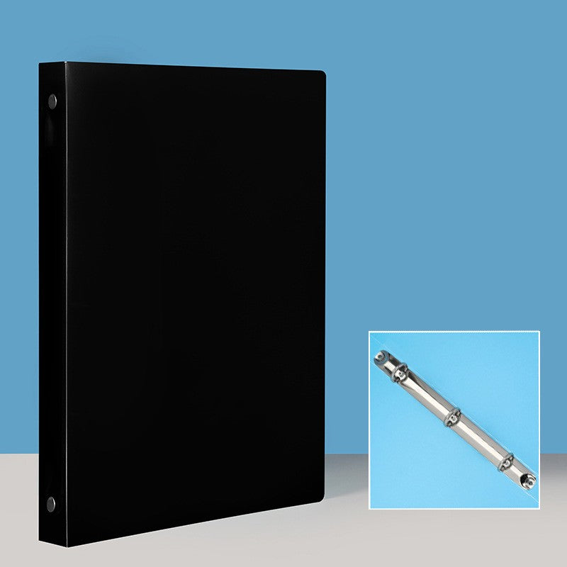 A4 Plastic 3-Ring Binder Document Organizer Folder Rounded Rings Binder