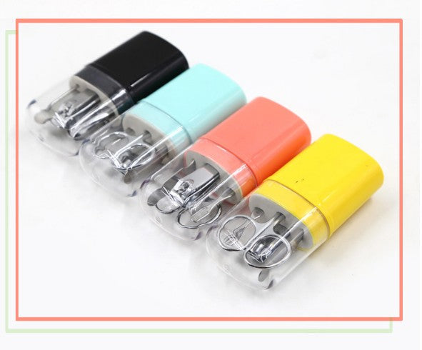 Plastic Bucket Cover Box Nail Scissors