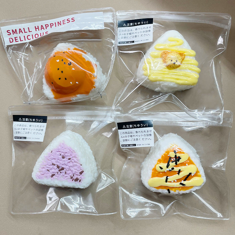 Silicone Rice Ball Stress Release Squishy Toys