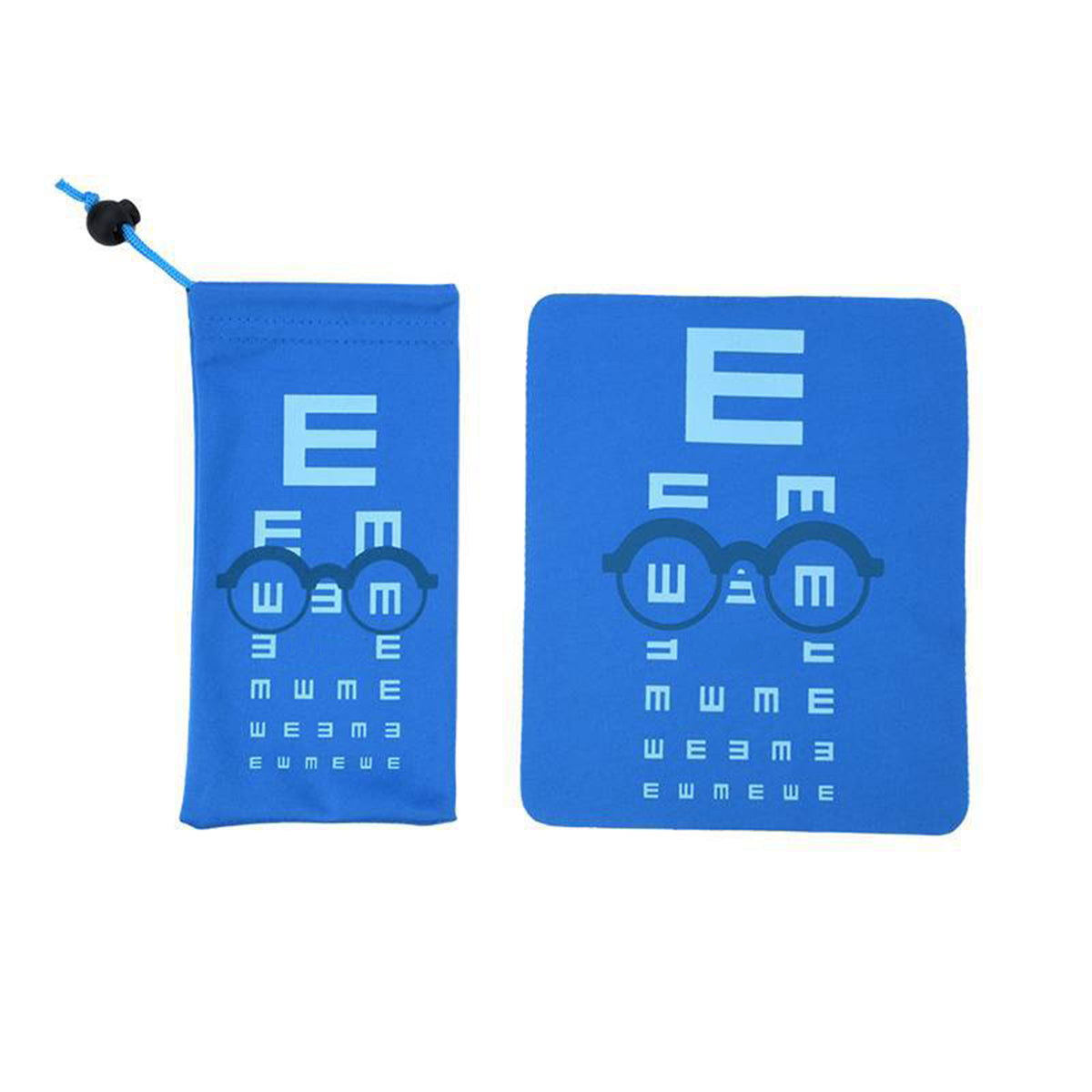 Custom Microfiber Glasses Cleaning Cloth & Glasses Bag Set