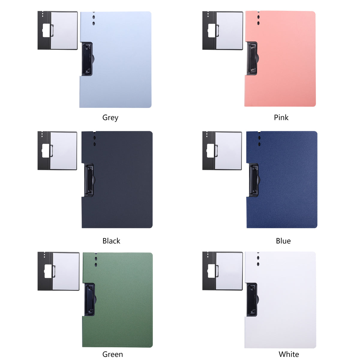 A4 Binder Punchless File Folder Office Documents Folder Clipboard Metal Clip Letter Size